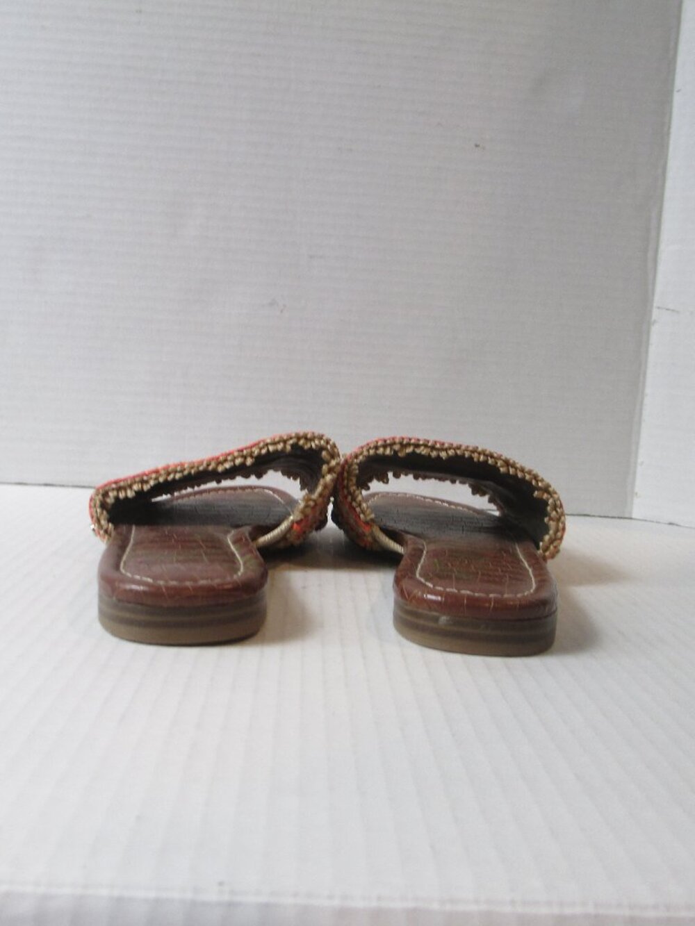 Sam Edelman Women's Brandon Slide Sandals Shoes Upper Bead Accent NWOB Size 9M - Picture 5 of 10